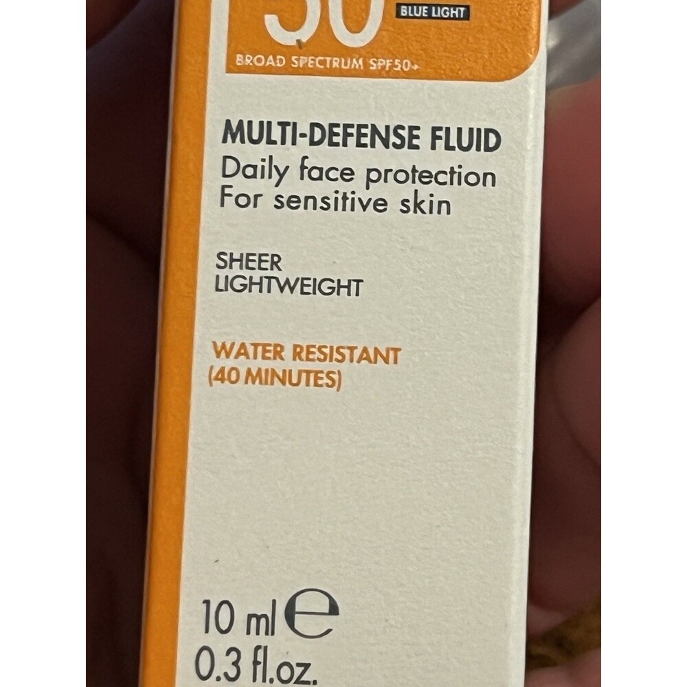 AVENE FACE UV Mineral Multi-Defense Sunscreen Fluid SPF 50+ NEW In Box 10ml - Picture 7 of 9